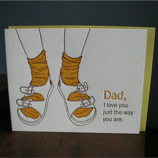 Sweet-Letterpress-Fathers-Day-Sandals-Card