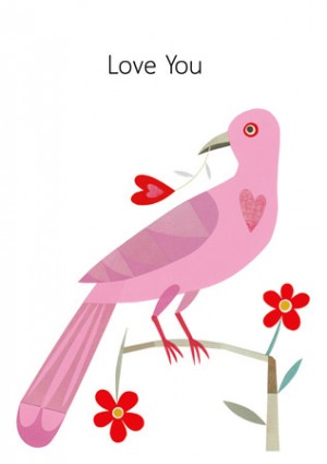 Urubbu-Love-Bird-Card