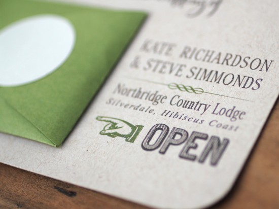 Modern-Green-Kraft-Typography-Wedding-Invitations-Detail