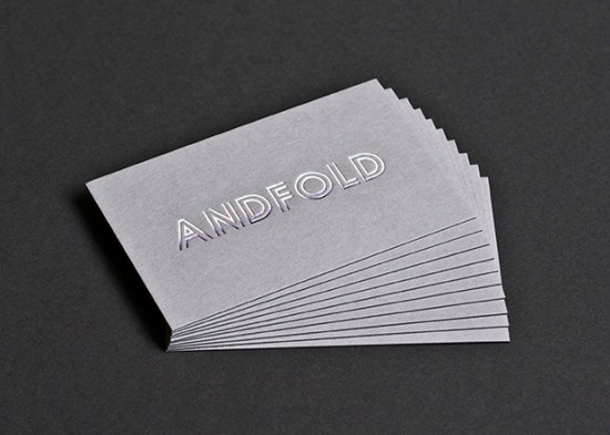 Silver-Foil-Gray-Business-Cards