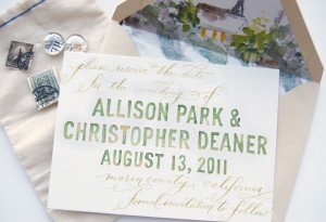 Custom Non-Traditional Digital Wedding Invitations from Swiss Cottage Design