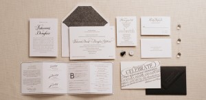 Custom Classic Letterpress Wedding Invitations by Regas New York