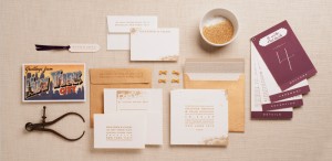 Custom Classic Letterpress Wedding Invitations by Regas New York