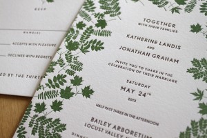 Letterpress Wedding Invitations by Moontree Letterpress (7)