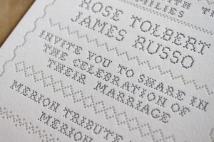 Letterpress Wedding Invitations by Moontree Letterpress (4)