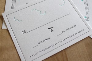 Letterpress Wedding Invitations by Moontree Letterpress (1)