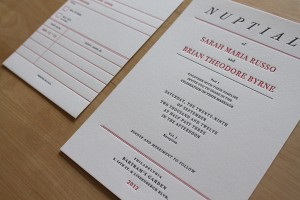 Letterpress Wedding Invitations by Moontree Letterpress (20)