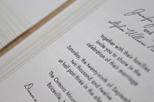 Letterpress Wedding Invitations by Moontree Letterpress (11)