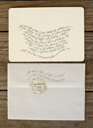 Custom Classic Letterpress Wedding Invitations by Blackbird Letterpress