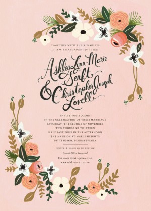 Wedding Invitations by Rifle Paper Co.