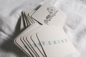 Eco-Friendly Custom Modern Letterpress Wedding Invitations by Lilikoi Design + Letterpress