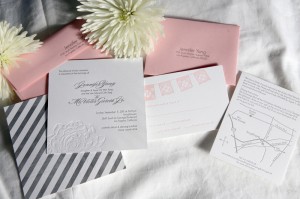 Eco-Friendly Custom Classic Letterpress Wedding Invitations by Lilikoi Design + Letterpress