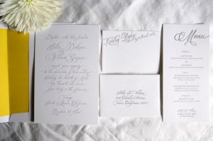 Eco-Friendly Custom Classic Letterpress Wedding Invitations by Lilikoi Design + Letterpress