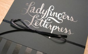 Unique Non Traditional Letterpress Wedding Invitations by Ladyfingers Letterpress