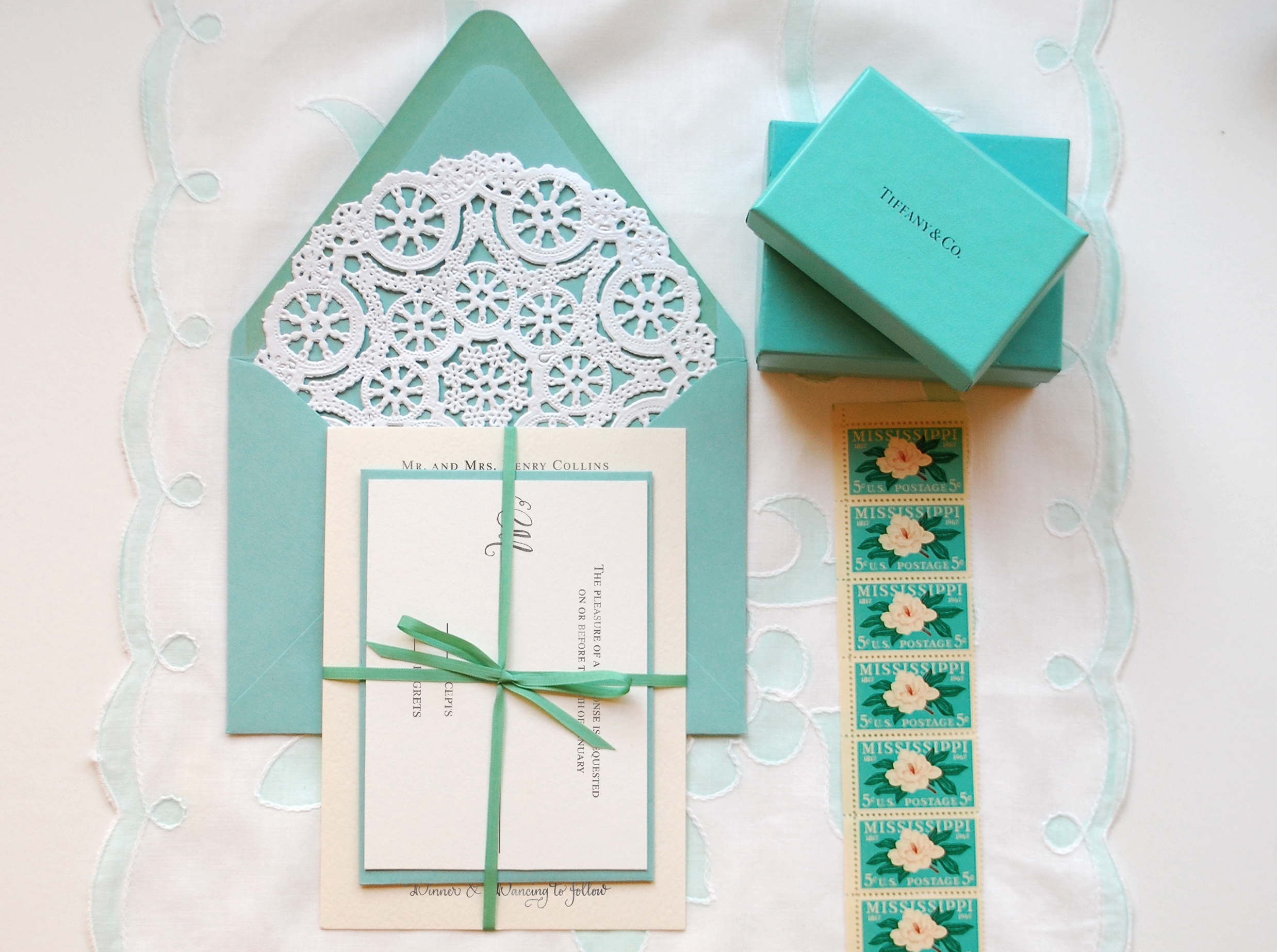 tiffany and co rubber stamp