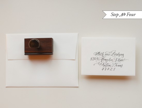 DIY Tutorial: Floral Rubber Stamp Wedding Invitations