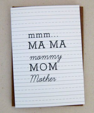 mom by Paper + Cup