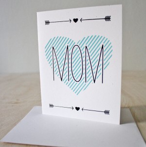 Mother's Day Hearts & Arrows by Sass & Peril