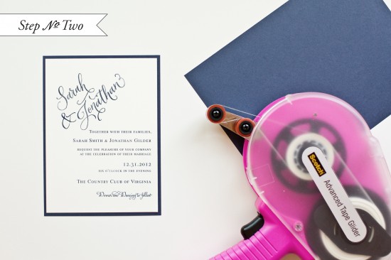 DIY Tutorial: Rubber Stamp Fireworks Invitation by Antiquaria