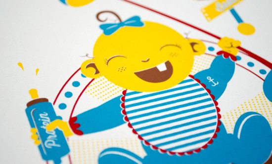 Circus Sideshow Baby Shower Invitations by Tommy Perez via Oh So Beautiful Paper (10)