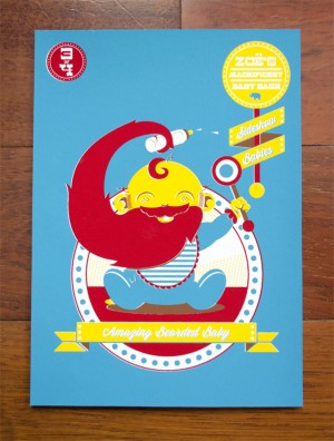 Circus Sideshow Baby Shower Invitations by Tommy Perez via Oh So Beautiful Paper (8)
