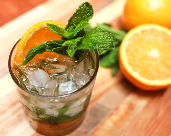 Cocktail Recipe: Orange Mint Smash via Oh So Beautiful Paper (8)