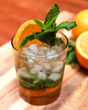 Cocktail Recipe: Orange Mint Smash via Oh So Beautiful Paper (7)