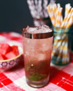 Cocktail Recipe: Watermelon Mojito via Oh So Beautiful Paper (19)