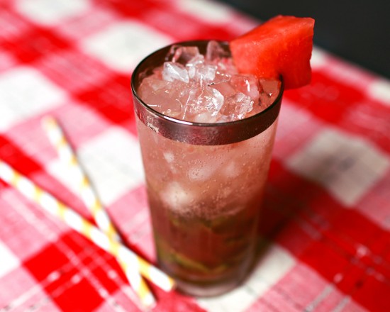 Cocktail Recipe: Watermelon Mojito via Oh So Beautiful Paper (8)