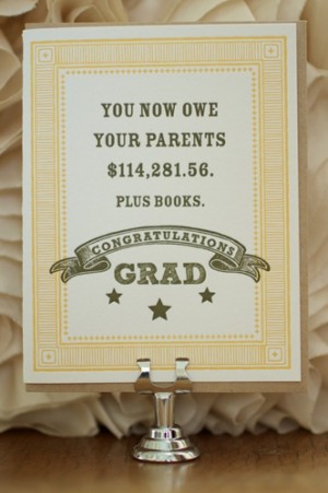 Grad- You Now Owe Your Parents by Sugarcube Press
