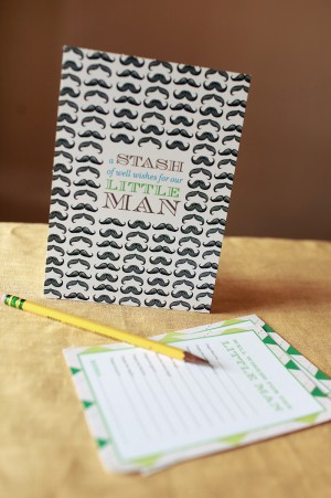 Little Man Baby Shower Invitations and Details by Atheneum Creative via Oh So Beautiful Paper (2)