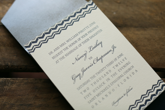 Modern Navy Wedding Invitations by Plane Paper via Oh So Beautiful Paper (7)