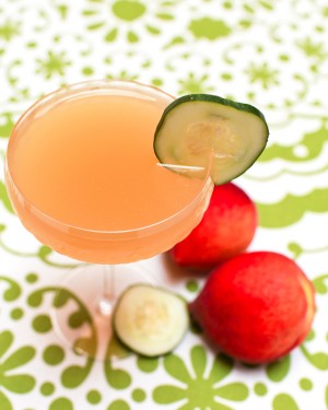 Peach-Cucumber Tequila Cobbler Cocktail Recipe via Oh So Beautiful Paper (20)