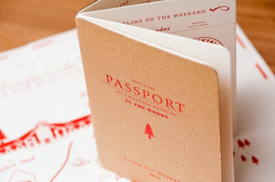 Red White Travel-Inspired Wedding Invitations via Oh So Beautiful Paper (5)
