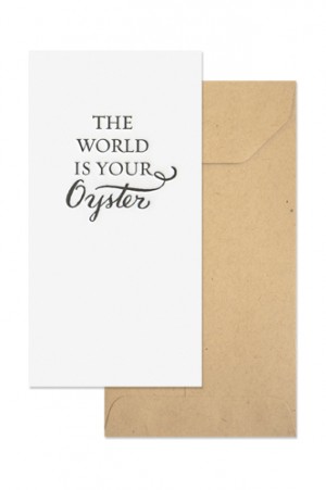 The World is Your Oyster by sugar paper