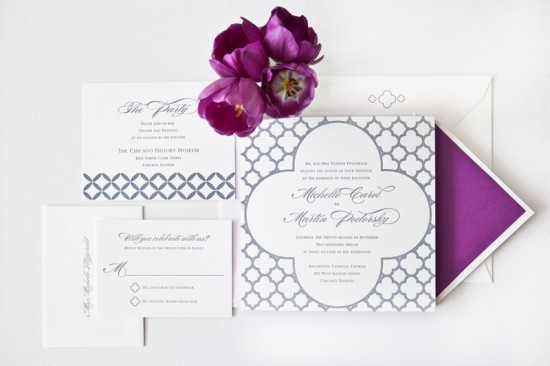 Courtney Callahan Paper Wedding Invitations via Oh So Beautiful Paper (8)