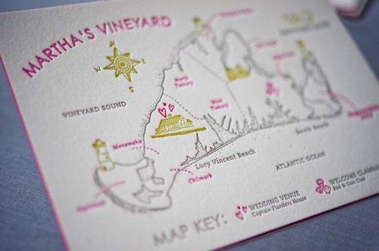 Colorful Destination Wedding Save the Dates by Gus & Ruby Letterpress (7)