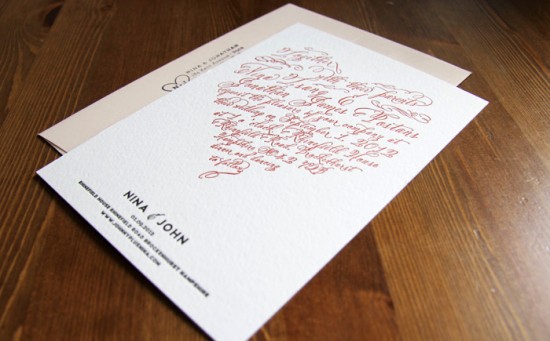 DIY Letterpress Wedding Invitations via Oh So Beautiful Paper (8)