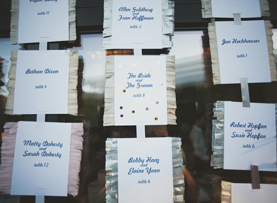 Day-Of Wedding Stationery Inspiration and Ideas: Fringe via Oh So Beautiful Paper
