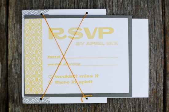 Wedding Invitations by Fourth Year Studio via Oh So Beautiful Paper (6)