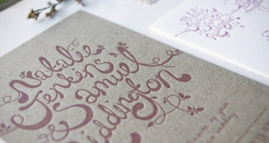 Wedding Invitations by Ruby's Tuesday via Oh So Beautiful Paper (8)