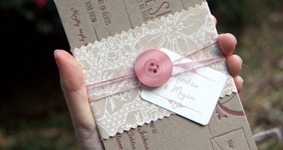 Wedding Invitations by Ruby's Tuesday via Oh So Beautiful Paper (2)