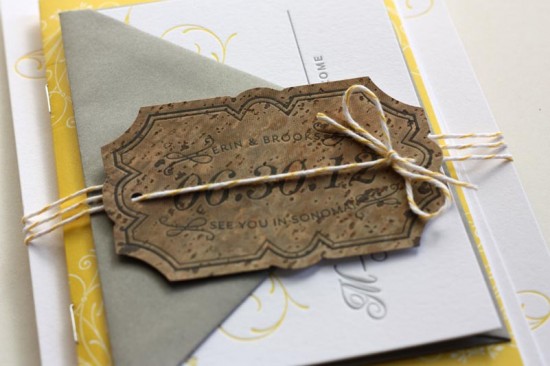 Wedding Invitations by Paisley Quill via Oh So Beautiful Paper (8)