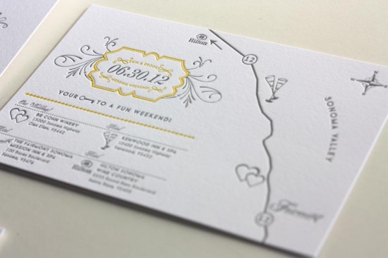 Wedding Invitations by Paisley Quill via Oh So Beautiful Paper (4)