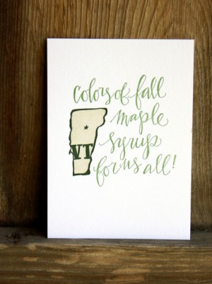 One Canoe Two Letterpress State Prints via Oh So Beautiful Paper (2)