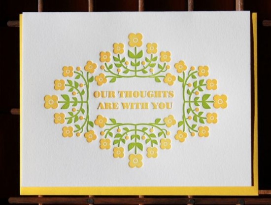 Our Thoughts Are With You by Dutch Door Press