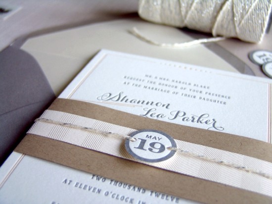 Wedding Invitations by Studio SloMo via Oh So Beautiful Paper (4)