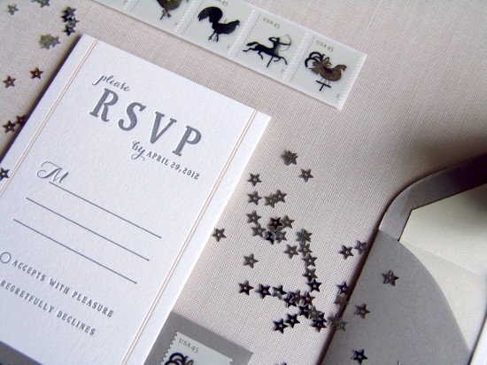 Wedding Invitations by Studio SloMo via Oh So Beautiful Paper (3)