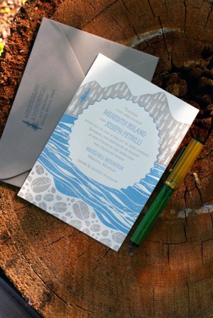 Rustic Wedding Invitations by Noteworthy Paper and Press via Oh So Beautiful Paper (4)