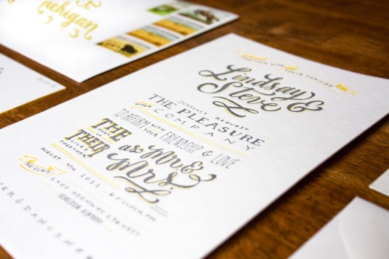 Hand Lettered Wedding Invitations by Molly Jacques via Oh So Beautiful Paper (5)